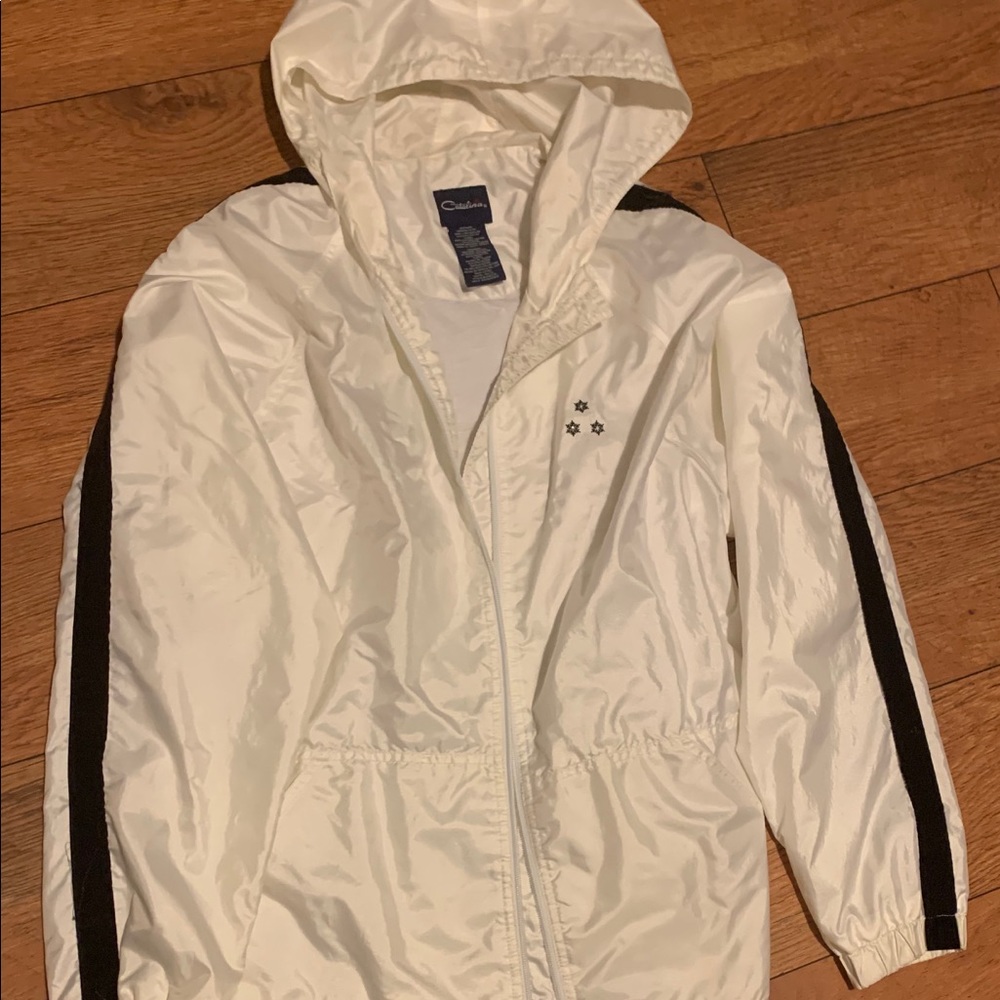 Vintage Catalina Windbreaker with velvet stripe